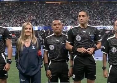 ¿Qué hacía Morena Beltrán en la previa de Argentina vs Canadá?