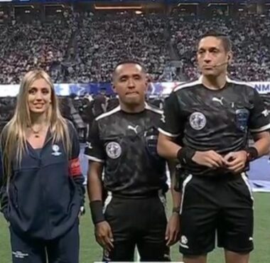 ¿Qué hacía Morena Beltrán en la previa de Argentina vs Canadá?