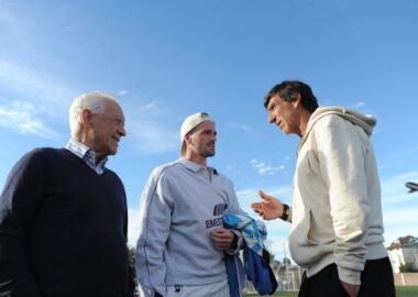 La barra opacó la visita de De Paul al Predio Tita