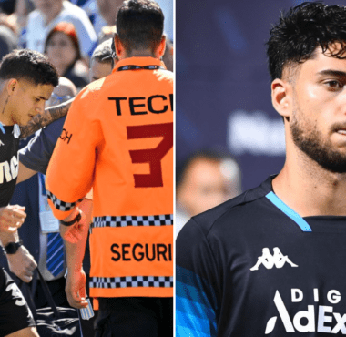 Alerta en Racing: se confirmaron las lesiones de Quirós y Di Césare