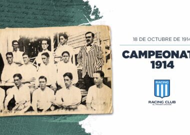 A 110 años del inolvidable primer campeonato invicto conquistado por Racing