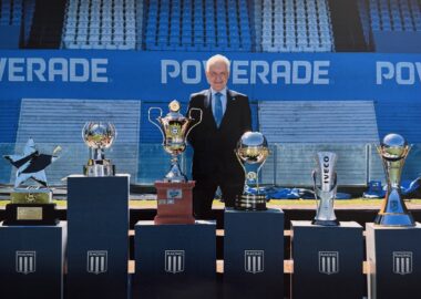 Víctor Blanco se despidió de Racing