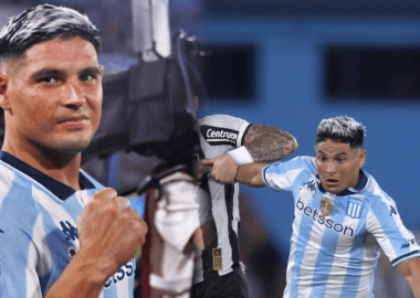 La figura de Racing: Salas, descomunal