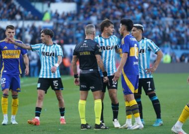 Se confirmaron los árbitros para el partido entre Racing y Boca