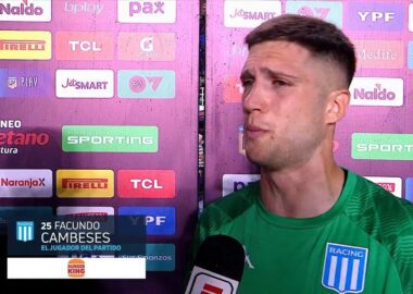 Cambeses, la figura de Racing en la derrota vs CASLA