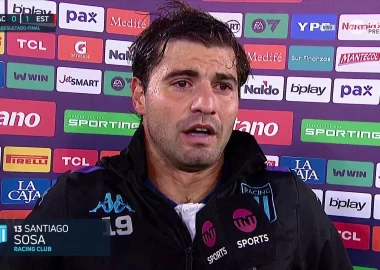 La dura autocrítica de Sosa luego de la derrota de Racing