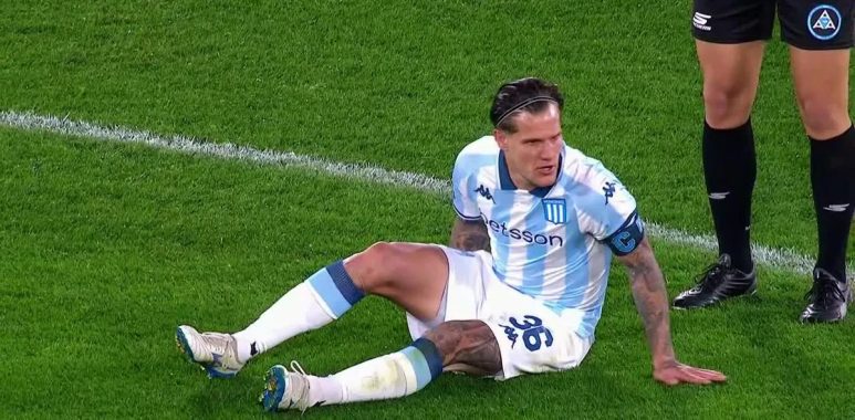 Racing sufre la baja de Bruno Zuculini por lesión