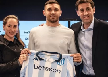 Maravilla Martínez agradeció el cariño del hincha de Racing