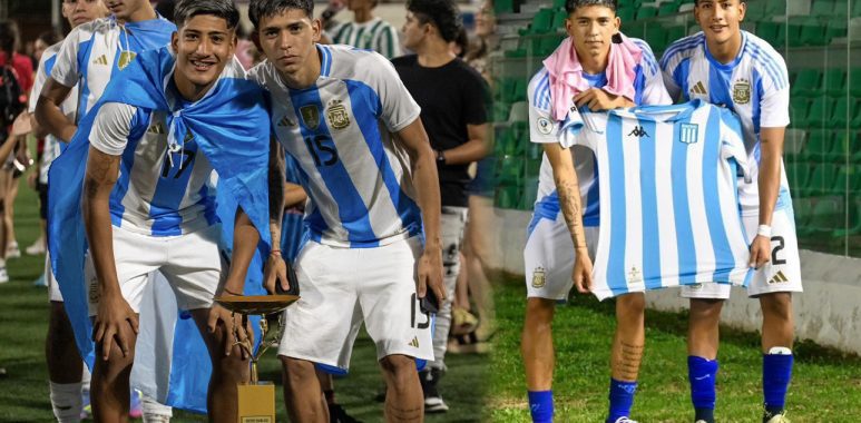 Dos juveniles de Racing campeones en L'Alcudia