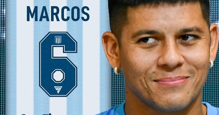 Marcos Rojo tuvo su primera práctica en Racing